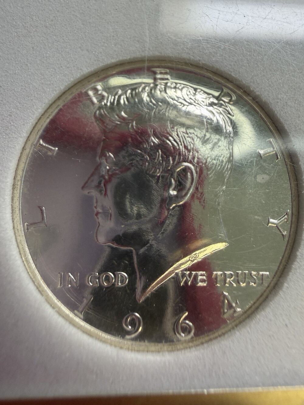 1964 Kennedy Half Dollar PR70 90% Silver